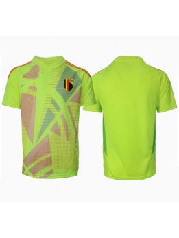 Billige Belgia Keeper Bortedrakt EM 2024 Kortermet